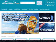 Tablet Screenshot of megapesca2.com